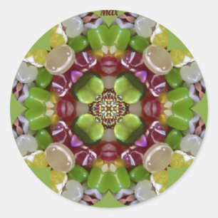 MAX ~ EASTER CANDY JELLY BEANS ~ Round Sticker