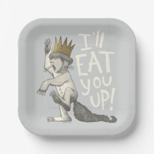 Max   I'll Eat You Up! Paper Plate