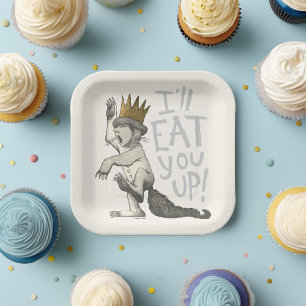 Max I'll Eat You Up! Paper Plate