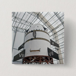 Max Launch Abort System vehicle 15 Cm Square Badge