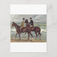 Max Liebermann: Two Riders on the Beach Art