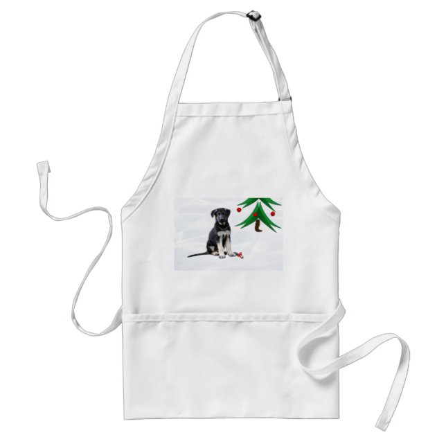 Max ~ on Christmas morning! Standard Apron (Front)