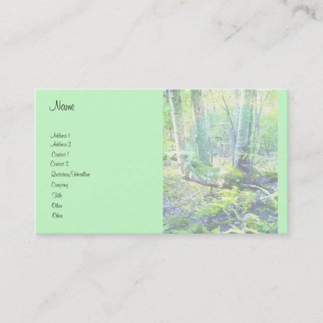 Max Patch Tree Tree Business Card (Front)