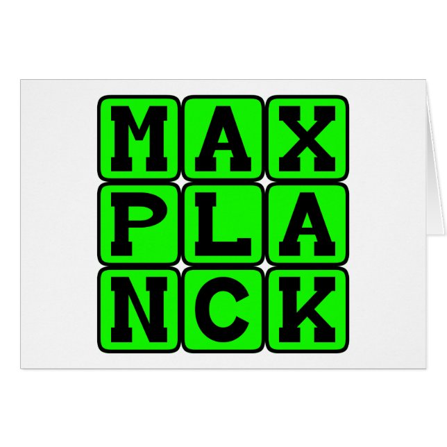 Max Planck, Theoretical Physicist (Front Horizontal)