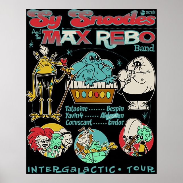 Max Rebo Band TShirt Poster (Front)