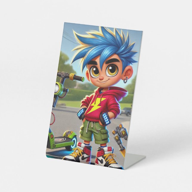 Max Rockett Pedestal Sign (Front)