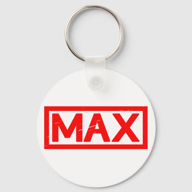 Max Stamp Key Ring (Front)