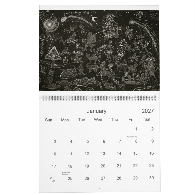Max Sturdivant - New Work 2009 Cal... - Customised Calendar (Jan 2027)