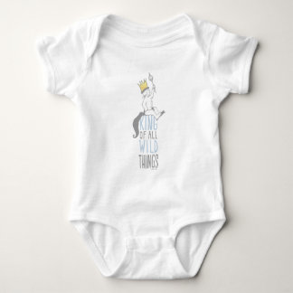 Max | The King of All Wild Things - Blue Baby Bodysuit