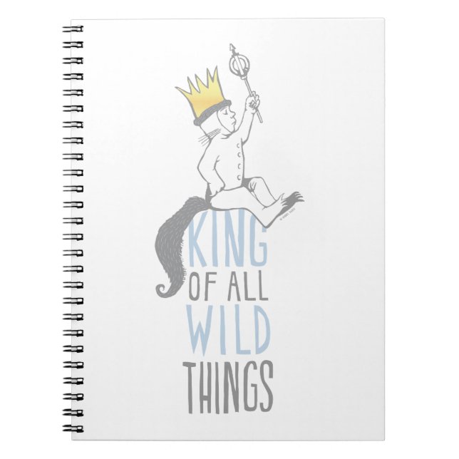 Max | The King of All Wild Things - Blue Notebook (Front)