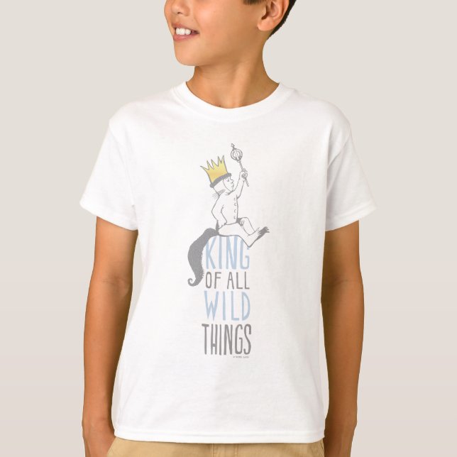 Max | The King of All Wild Things - Blue T-Shirt (Front)