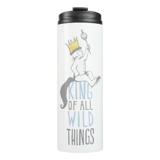 Max | The King of All Wild Things - Blue Thermal Tumbler (Front)