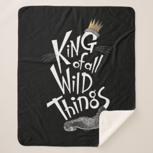 Max   The King of All Wild Things Sherpa Blanket