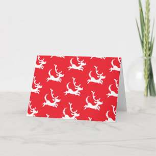 Max the Reindeer Silhouette Card