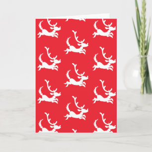 Max the Reindeer Silhouette Card