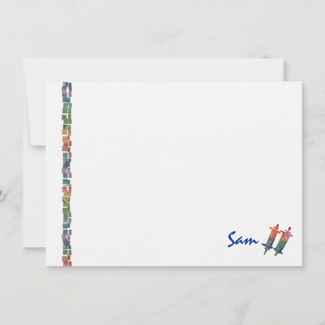 Max Torah Thank You A6 Card (Front)