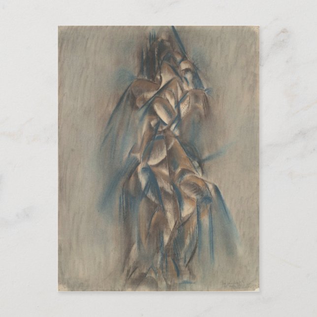 Max Weber Cubism Painting Postcard (Front)