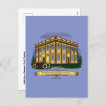 Maxbass Historic Town Square Postcard