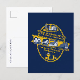 Maxbass Sunday Mornings Holiday Postcard