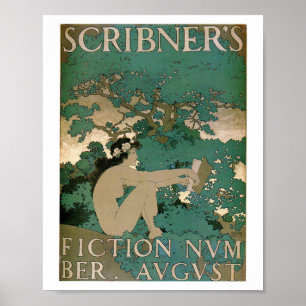 MAXFIELD PARRIS 1897 VINTAGE POSTER