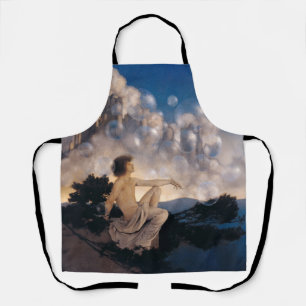 Maxfield Parrish Air Castles 1904 Vintage Fantasy  Apron