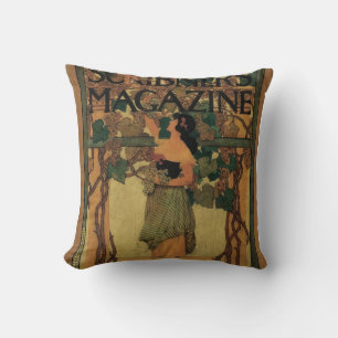 Maxfield Parrish art Cushion