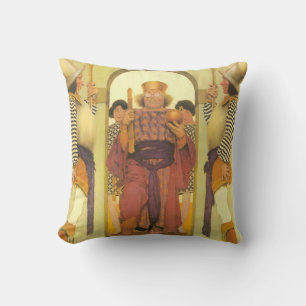Maxfield Parrish art painting Cushion
