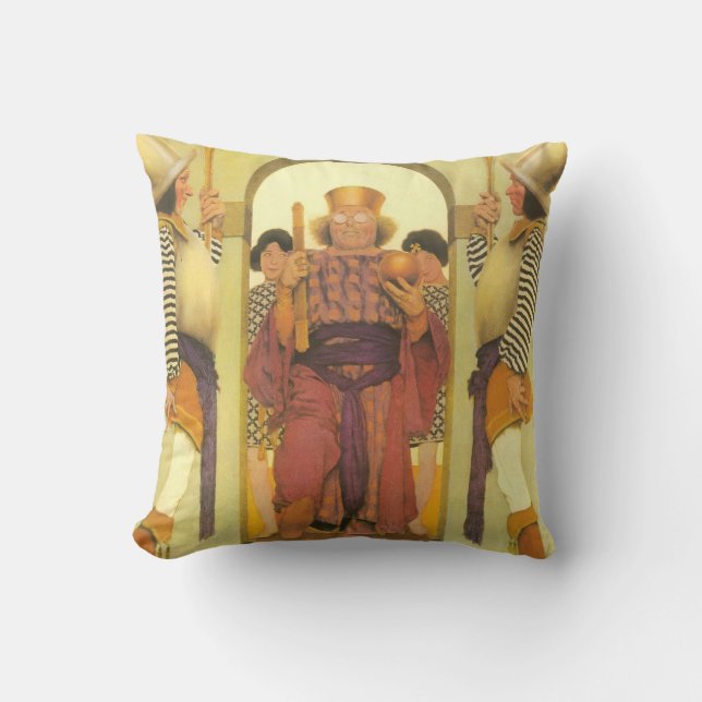 Maxfield Parrish art painting Cushion (Front)