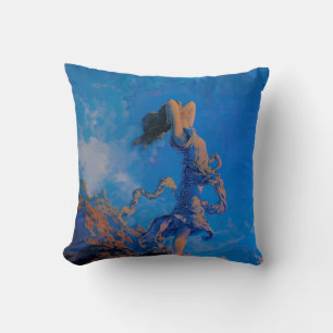 Maxfield Parrish art painting Cushion