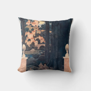 Maxfield Parrish art painting Cushion