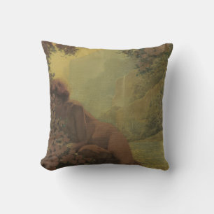 Maxfield Parrish art painting Cushion