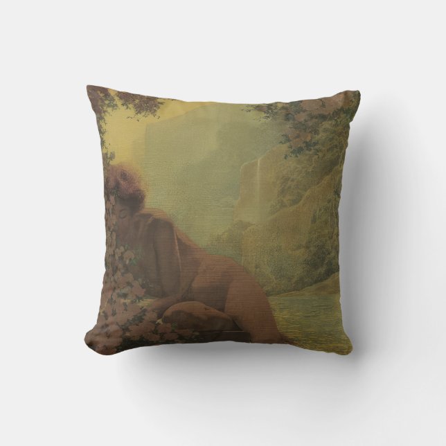 Maxfield Parrish art painting Cushion (Front)