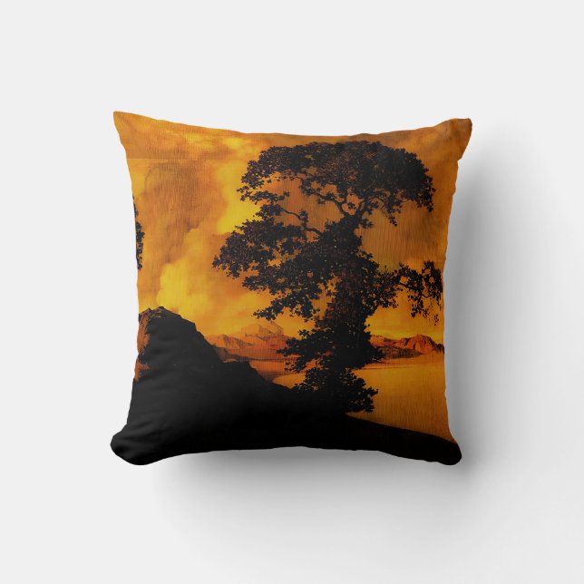 Maxfield Parrish art style Cushion (Front)