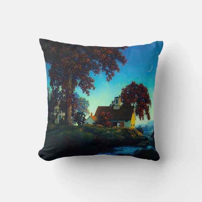 Maxfield Parrish art style Cushion (Front)