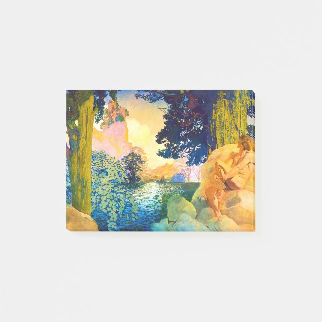 Maxfield Parrish Dream Castle Post-it Notes (Front)