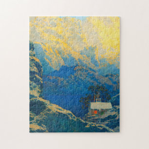 Maxfield Parrish Getting Away From it All 1941 Jigsaw Puzzle