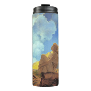 Maxfield Parrish Morning 1922 Cloud Blue Fine Art Thermal Tumbler