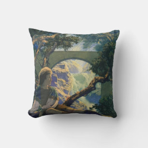 Maxfield Parrish painting Cushion