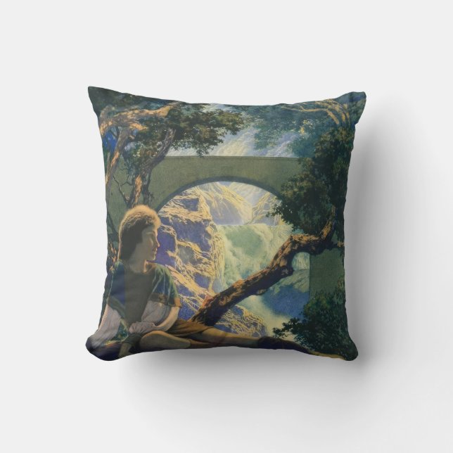 Maxfield Parrish painting Cushion (Front)