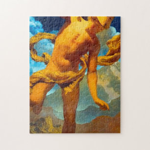 Maxfield Parrish Prometheus Jigsaw Puzzle