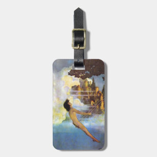 Maxfield Parrish The Dinky Bird Vintage Book Luggage Tag