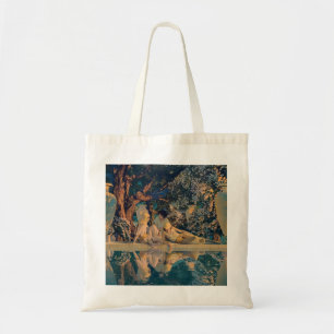 Maxfield Parrish The Garden of Allah 1918 Fine Art Tote Bag
