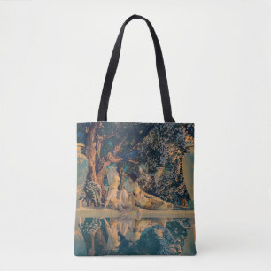 Maxfield Parrish The Garden of Allah 1918 Fine Art Tote Bag