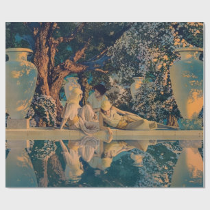 Maxfield Parrish The Garden of Allah 1918 Fine Art Wrapping Paper