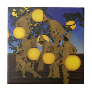 Maxfield Parrish The Lantern Bearers 1908 Vintage Ceramic Tile