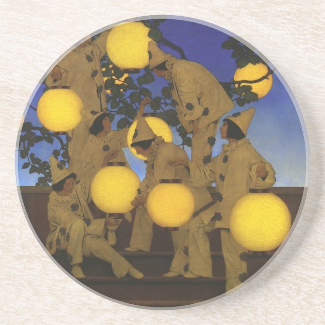 Maxfield Parrish The Lantern Bearers 1908 Vintage Coaster (Front)