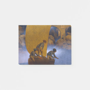 Maxfield Parrish Wynken Blynken and Nod Post-it Notes