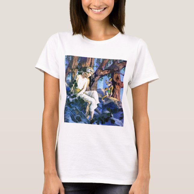 Maxfield Parrish's Fair Princess and the Gnomes T-Shirt (Front)