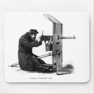 Maxim Automatic Gun Mouse Pad