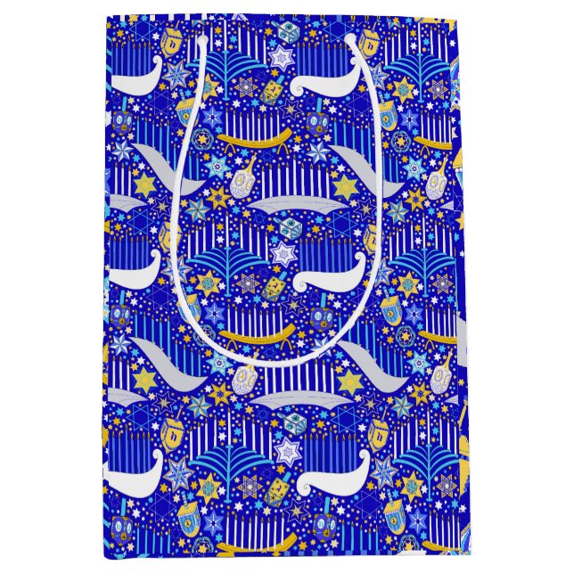 Maximal Hanukkah Medium Gift Bag (Front)